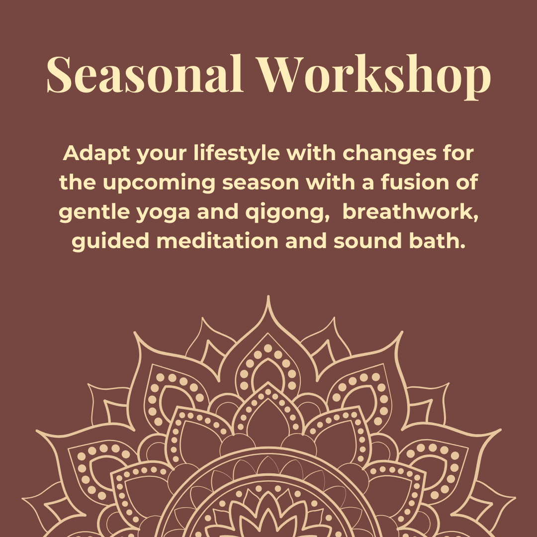 poster advertising the seasonal workshop event